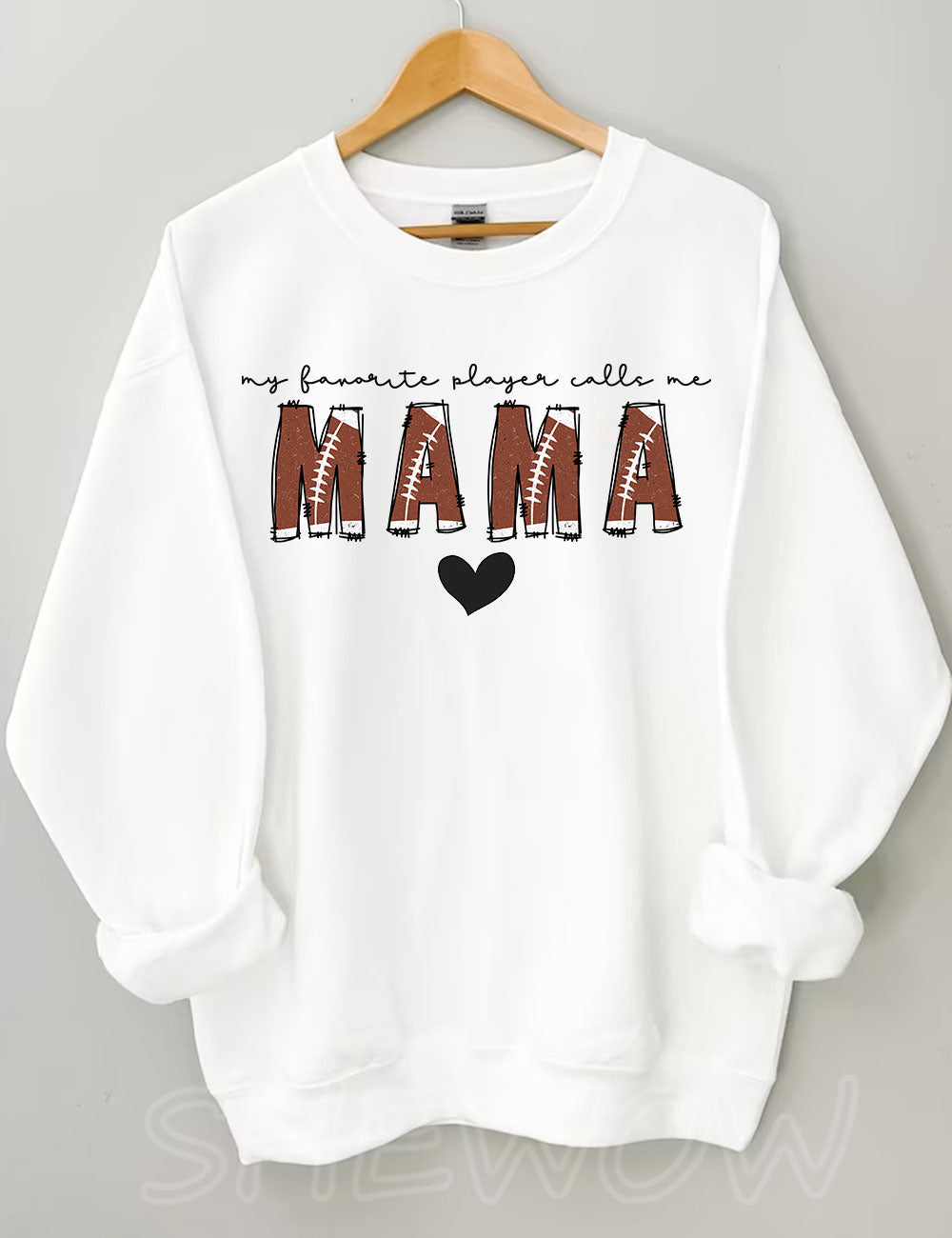 Custom Football Mama Sweatshirt