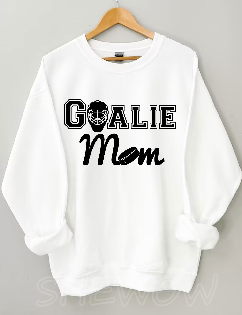 Ice Hockey Goalie Mom Custom Sweatshirt