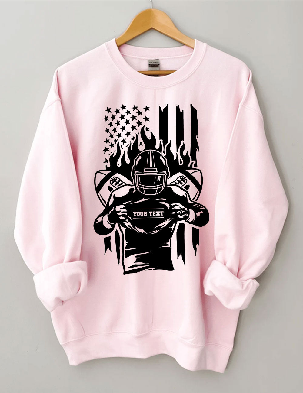 Customized Football Player Sweatshirt