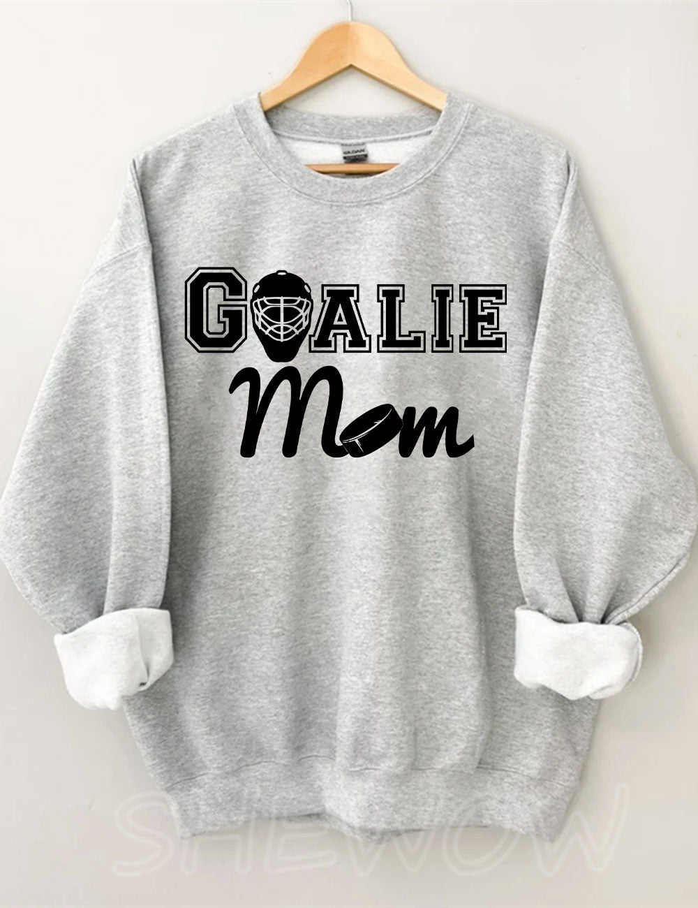 Ice Hockey Goalie Mom Custom Sweatshirt