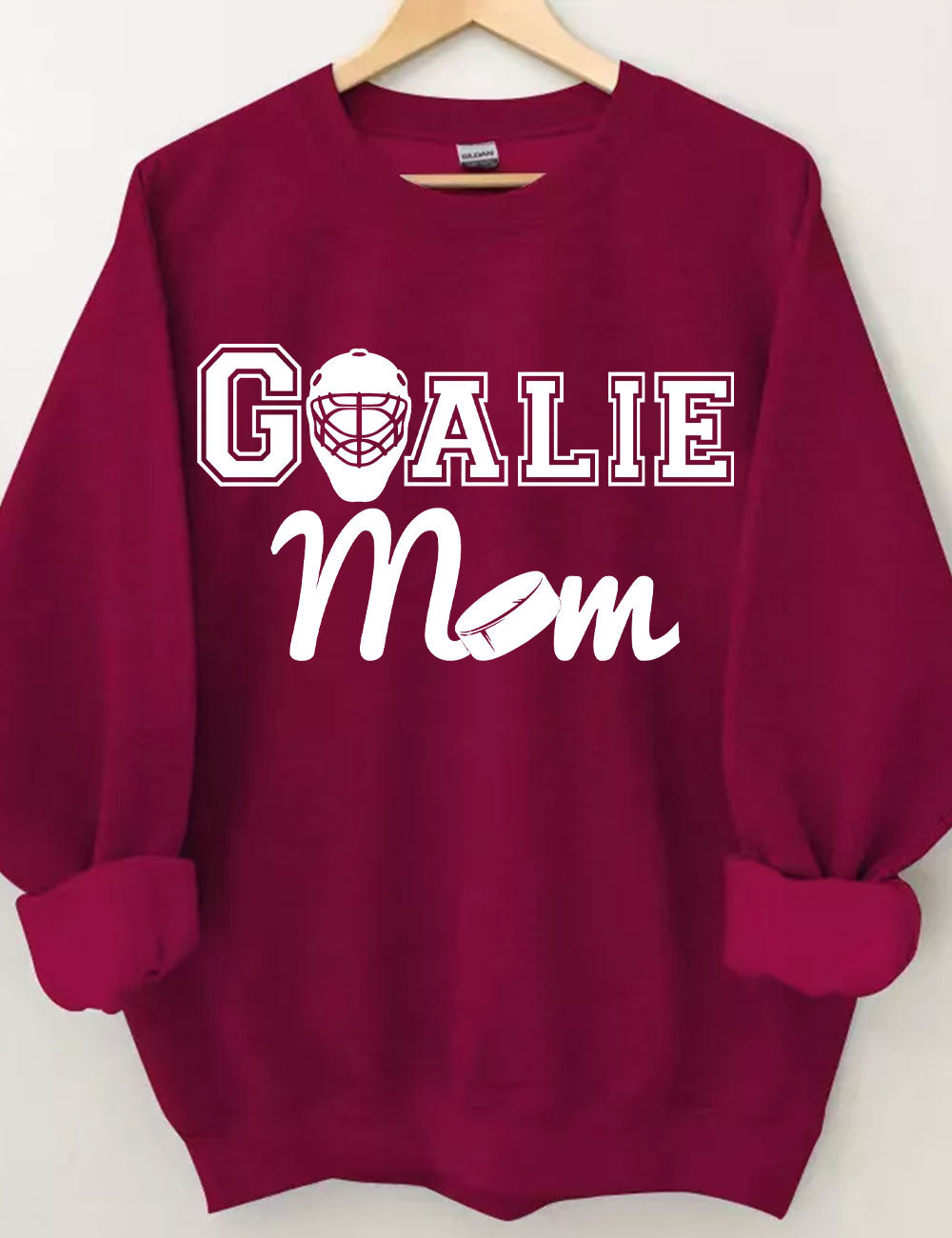 Ice Hockey Goalie Mom Custom Sweatshirt
