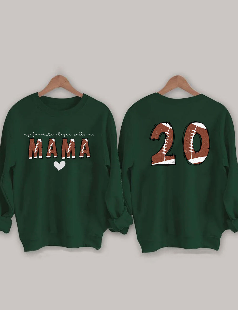 Custom Football Mama Sweatshirt