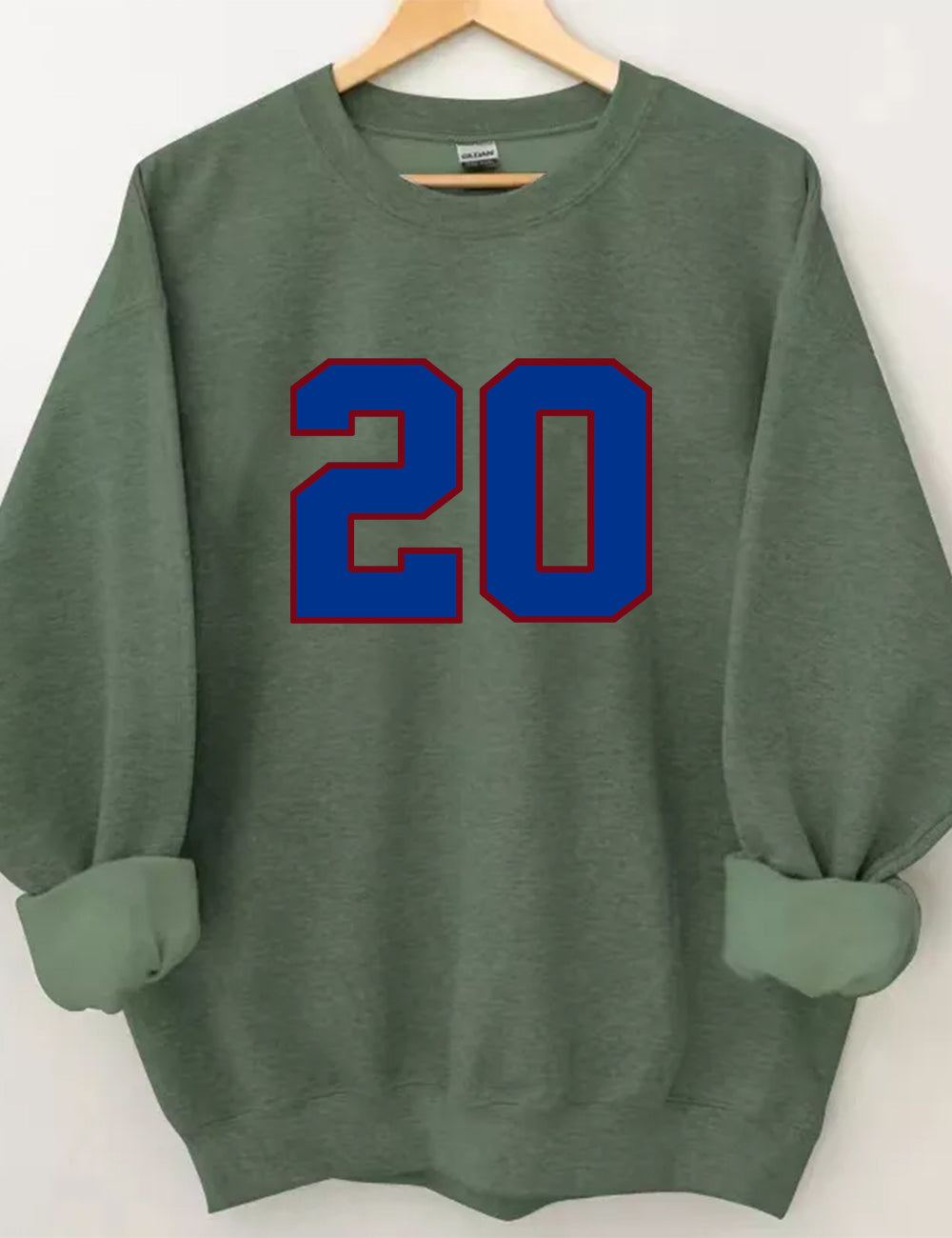 Bills Style Customized Number Sweatshirt