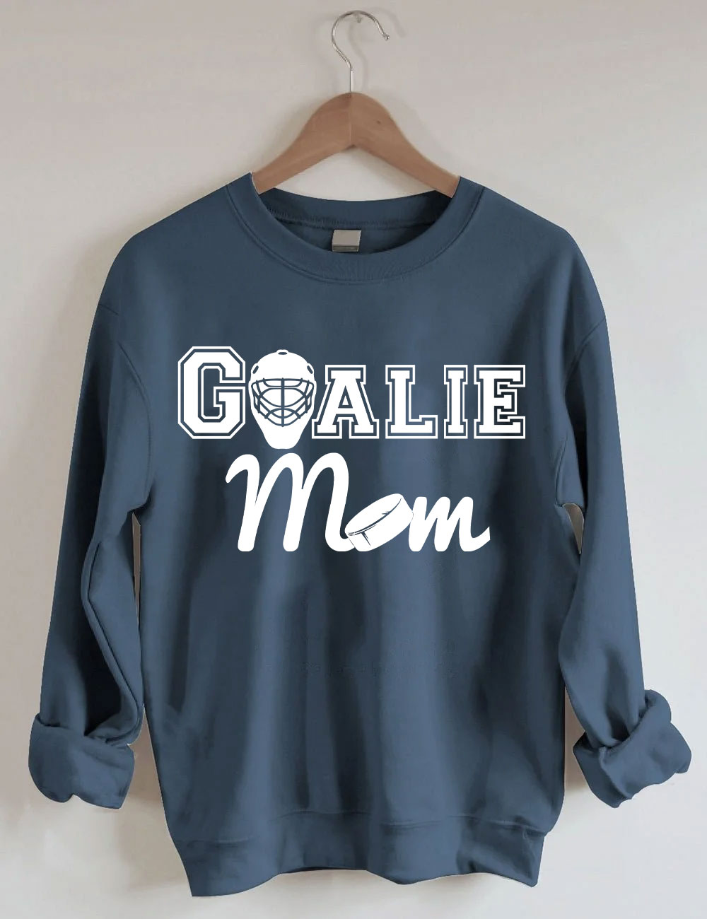 Ice Hockey Goalie Mom Custom Sweatshirt
