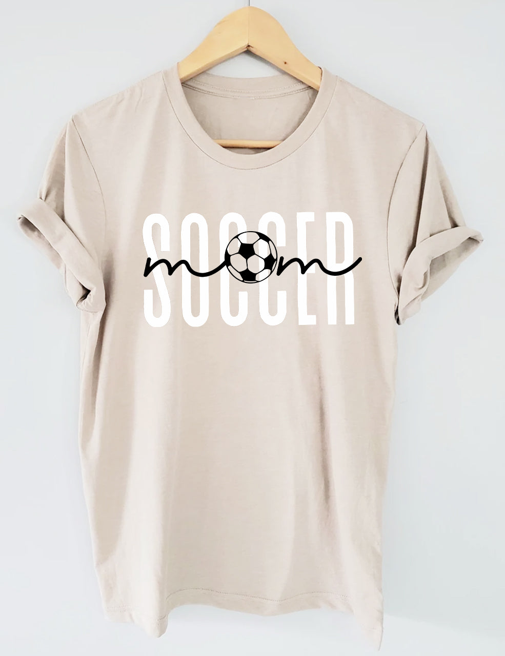 Customized Number Soccer Mom T-shirt