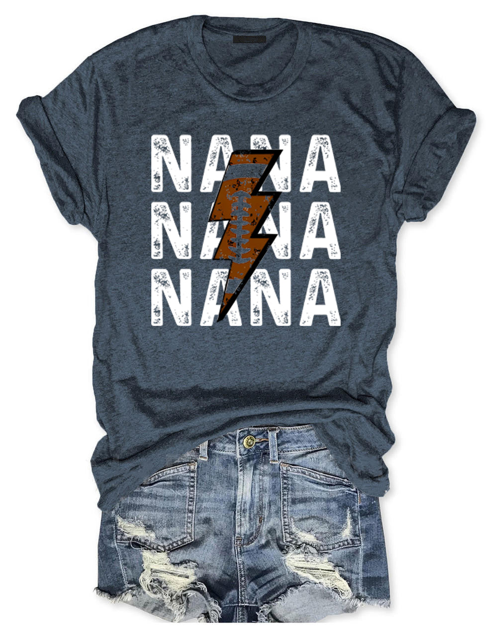 Football Nana Custom T-shirt