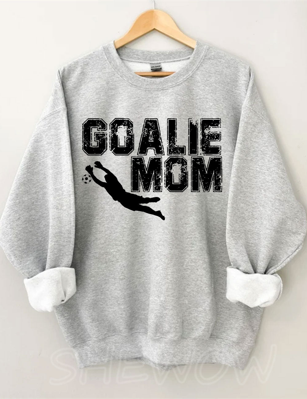 Custom Football Goalie Mom Sweatshirt