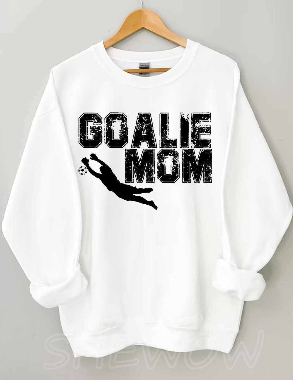 Custom Football Goalie Mom Sweatshirt