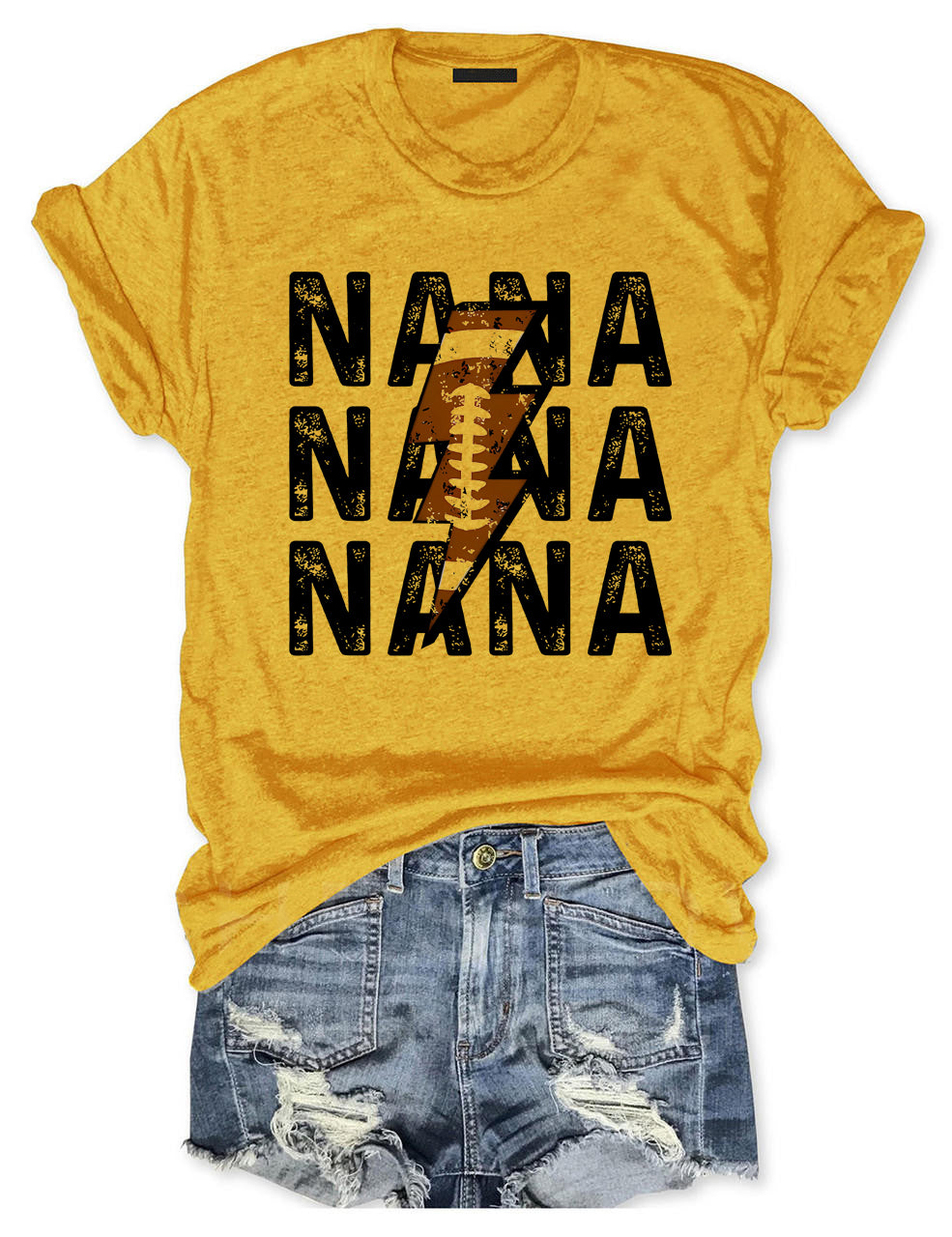 Football Nana Custom T-shirt