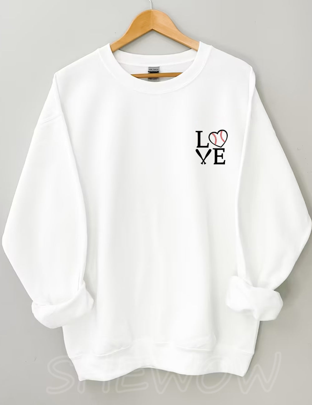 Moms Against White Baseball Pants Sweatshirt