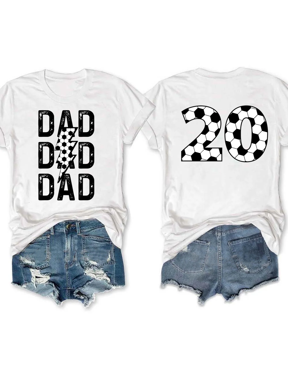 Custom Football Dad T-shirt