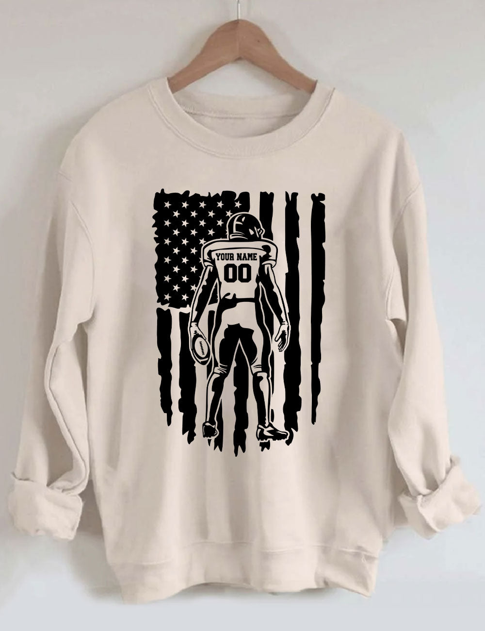 Customized Football Player Sweatshirt