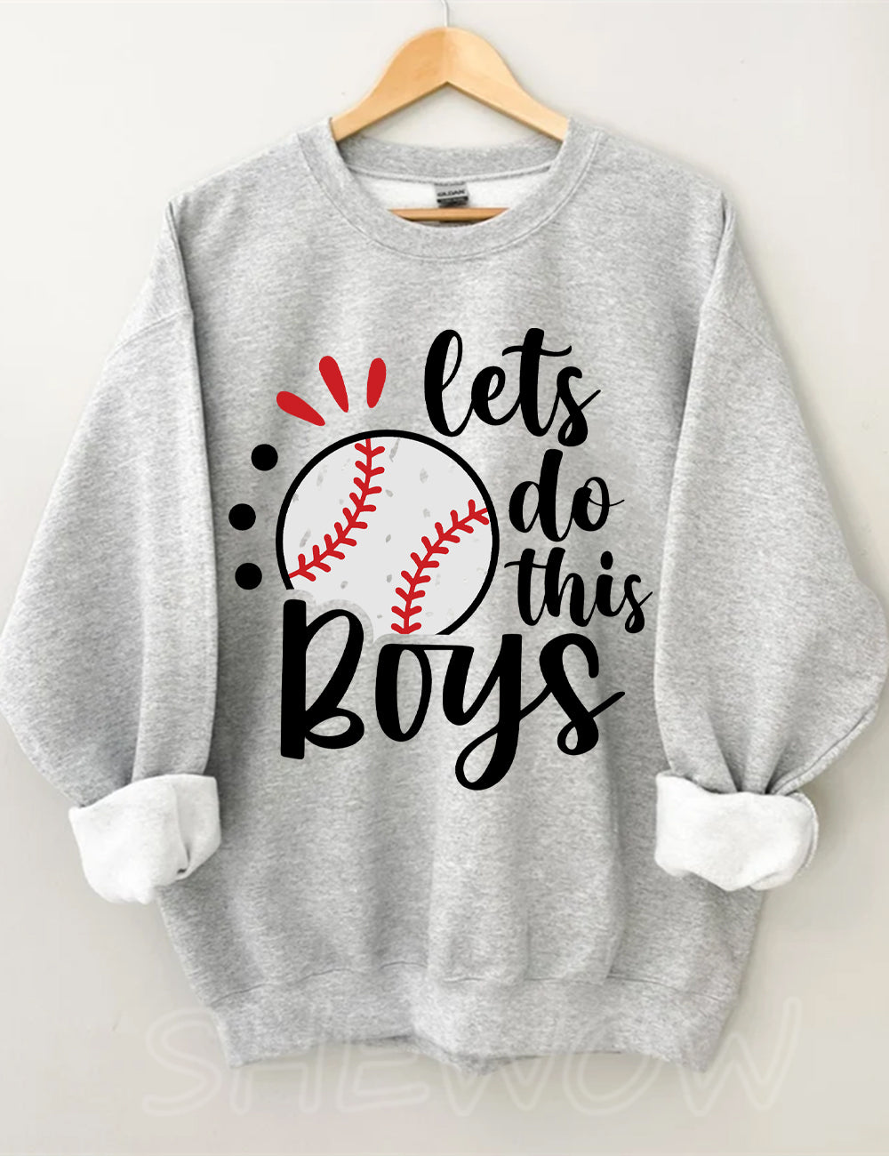Lets Do This Boys Baseball Sweatshirt