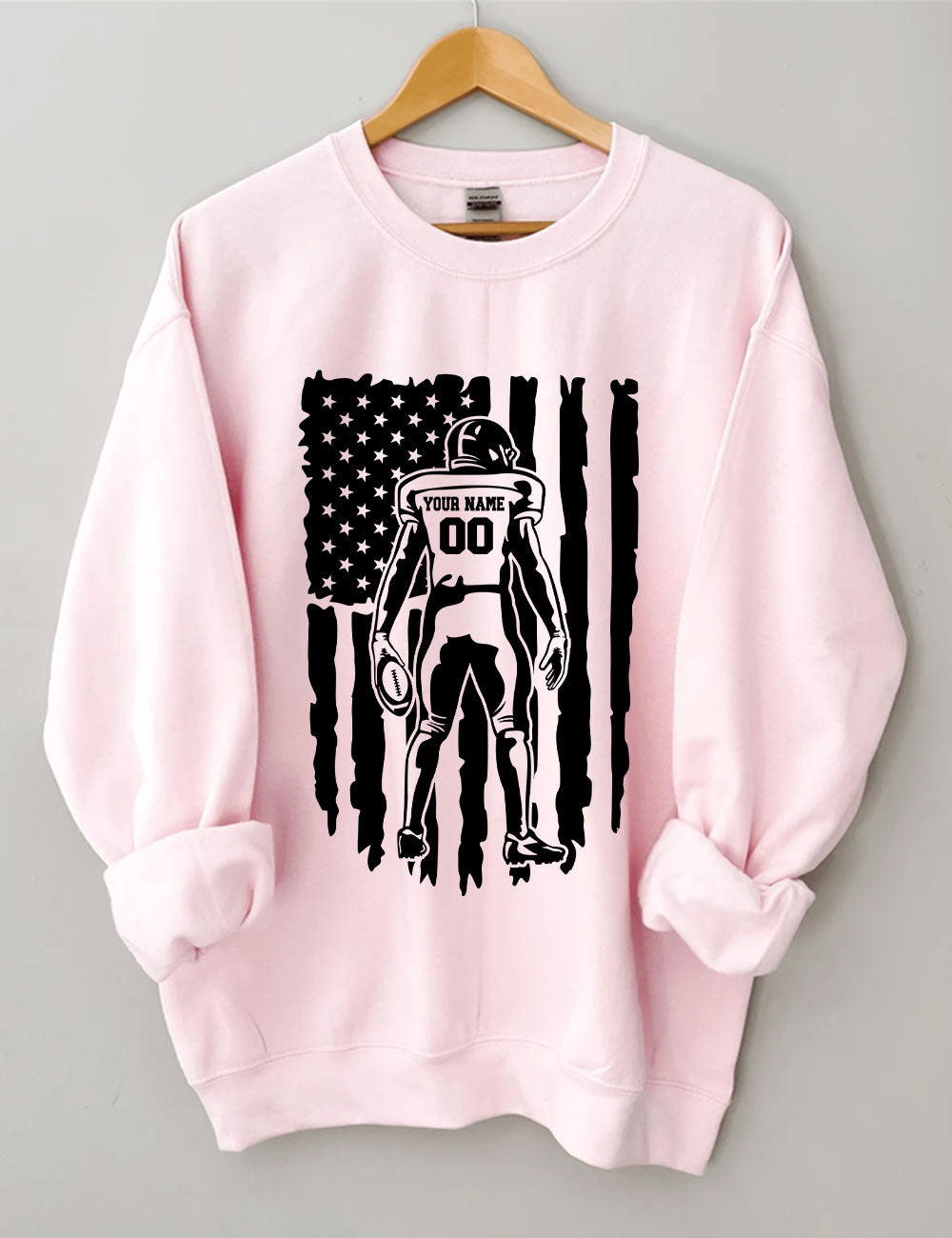 Customized Football Player Sweatshirt