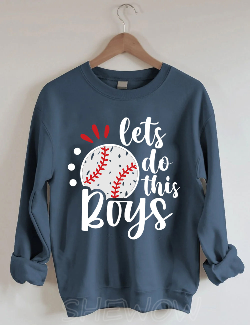 Lets Do This Boys Baseball Sweatshirt