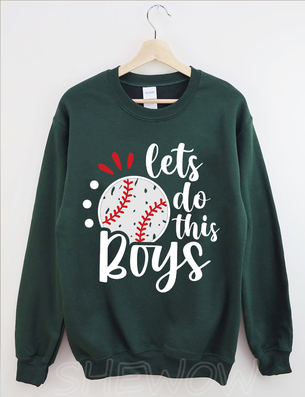 Lets Do This Boys Baseball Sweatshirt