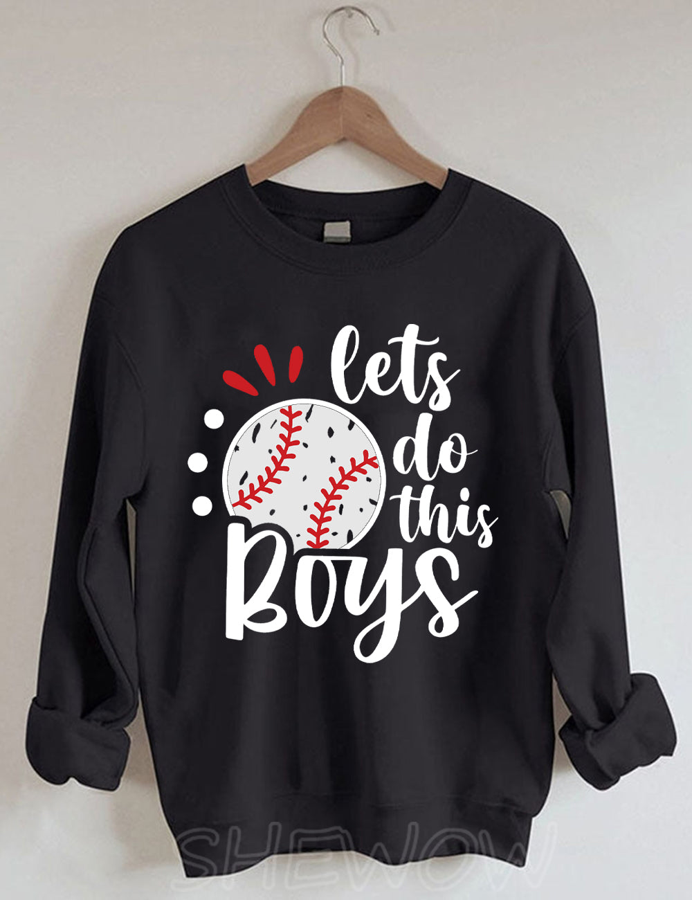 Lets Do This Boys Baseball Sweatshirt