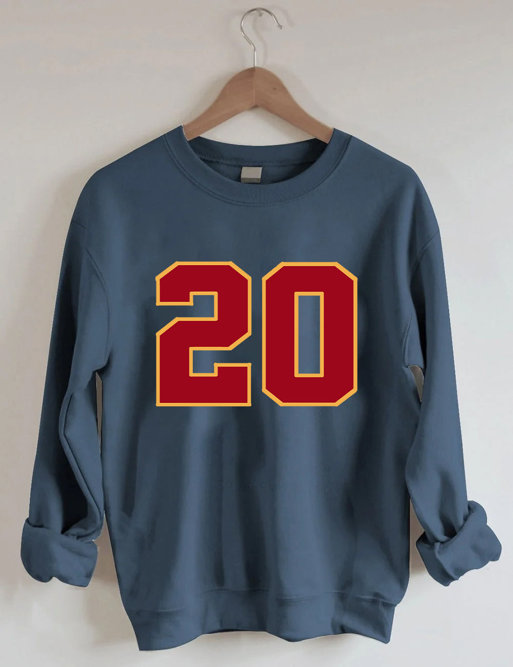 KC Style Football Customized Number Sweatshirt
