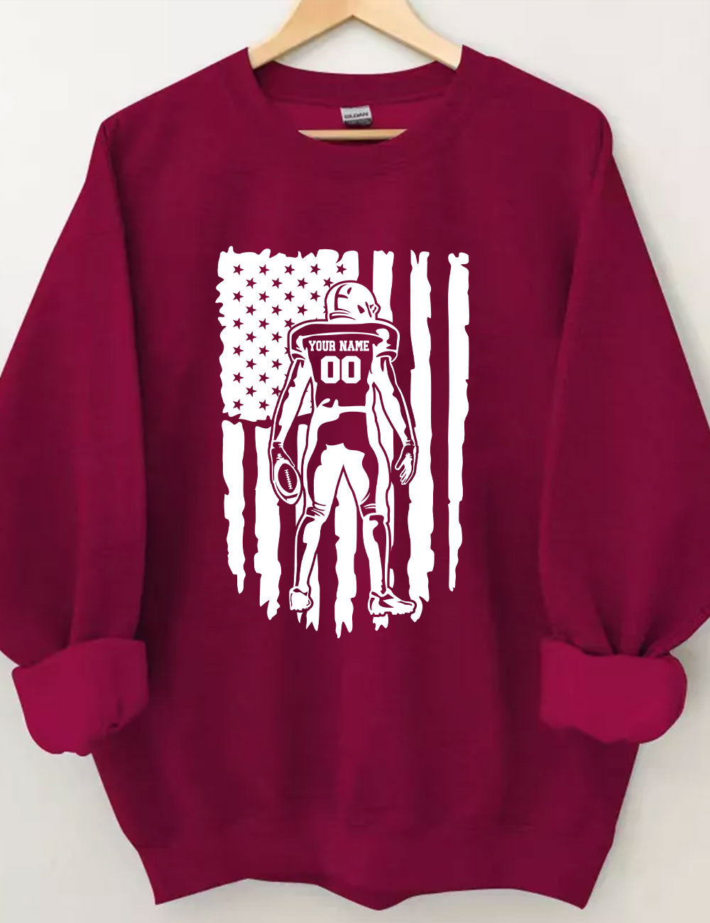 Customized Football Player Sweatshirt