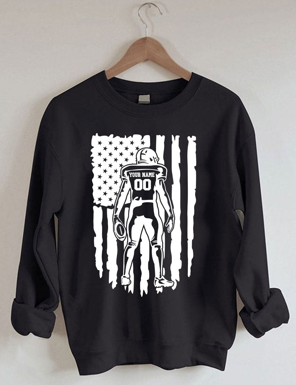 Customized Football Player Sweatshirt