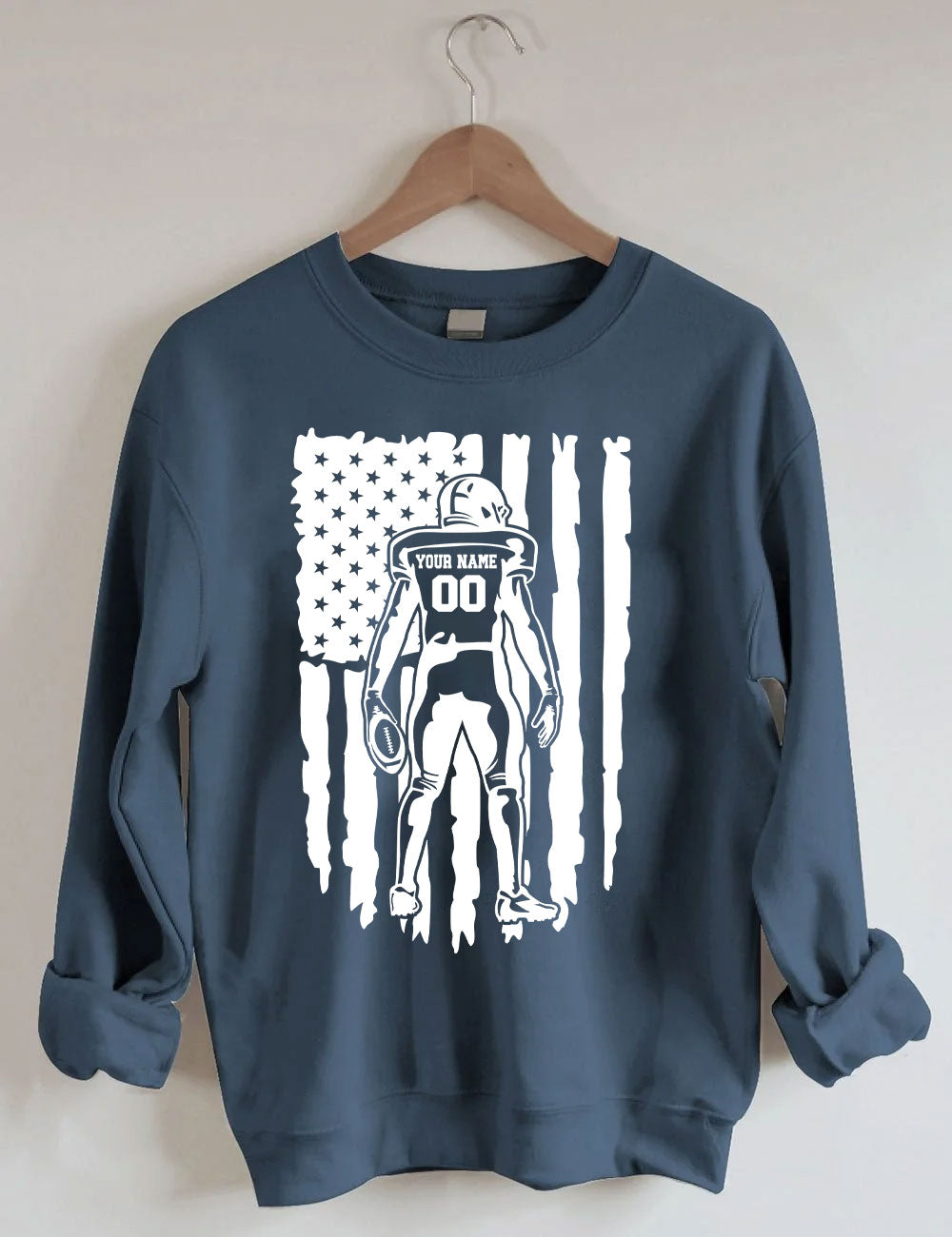 Customized Football Player Sweatshirt