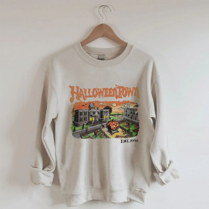Women Halloween Town 1998 Sweatshirt