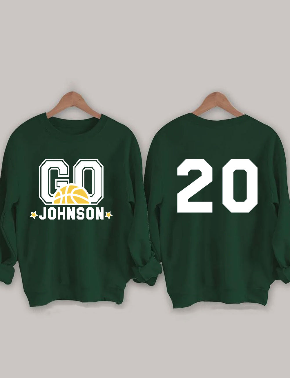 Go Basketball Custom Sweatshirt