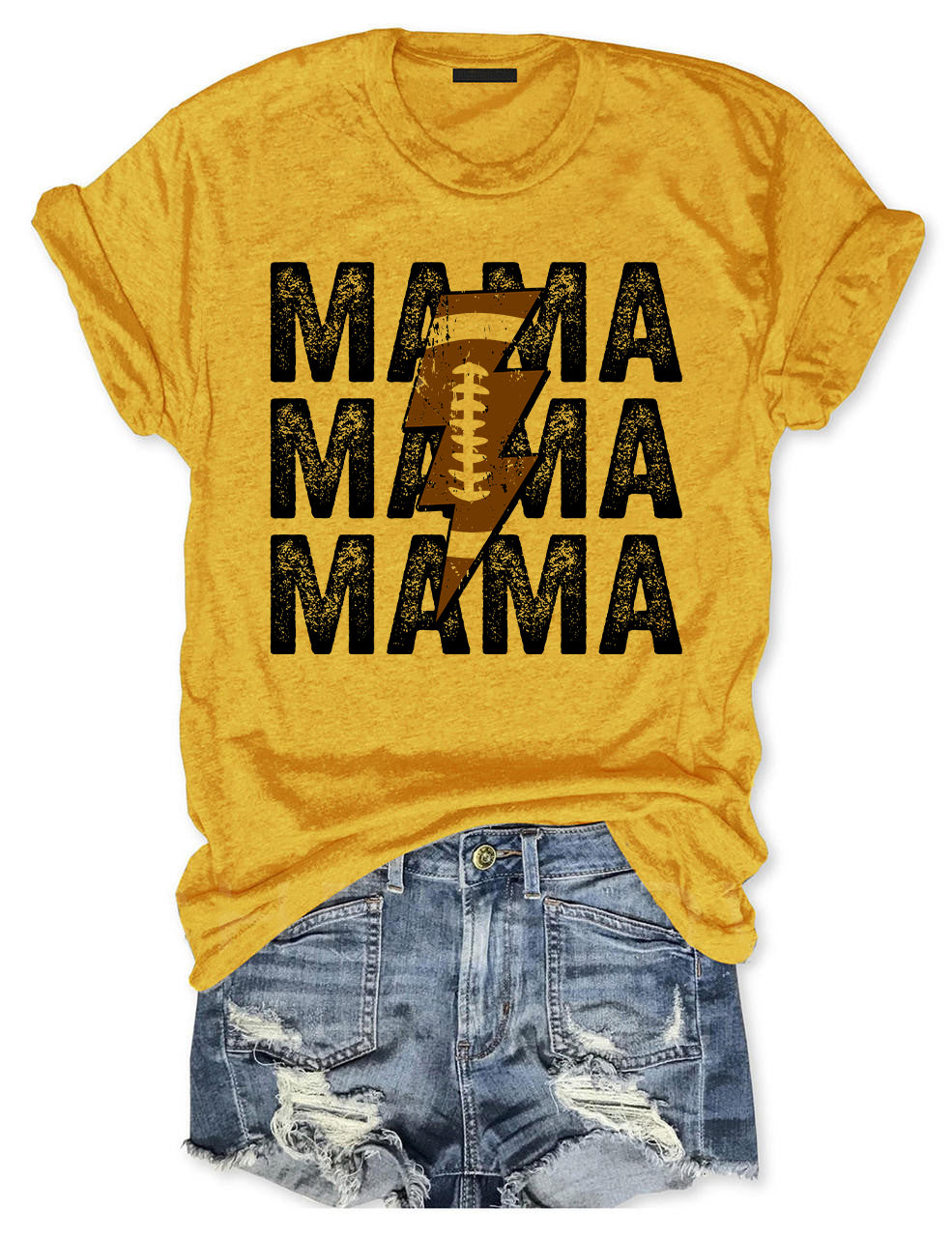 Football Mama Personalized Number DTF Heat Transfer