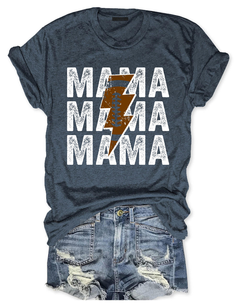 Football Mama Personalized Number DTF Heat Transfer