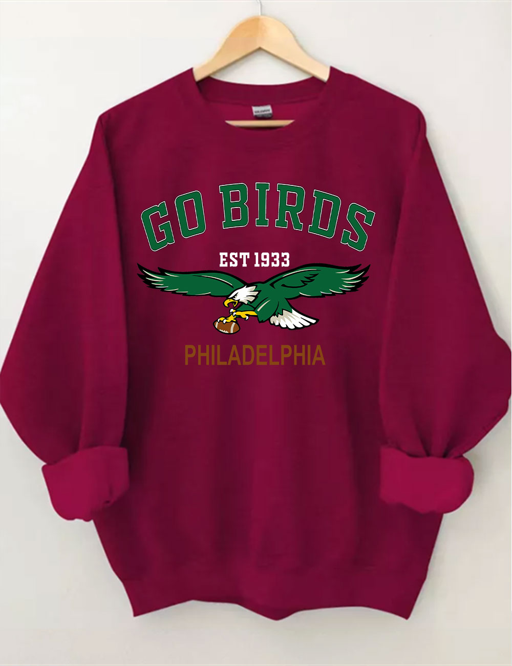 Go Birds Philadelphia Eagle Football Sweatshirt