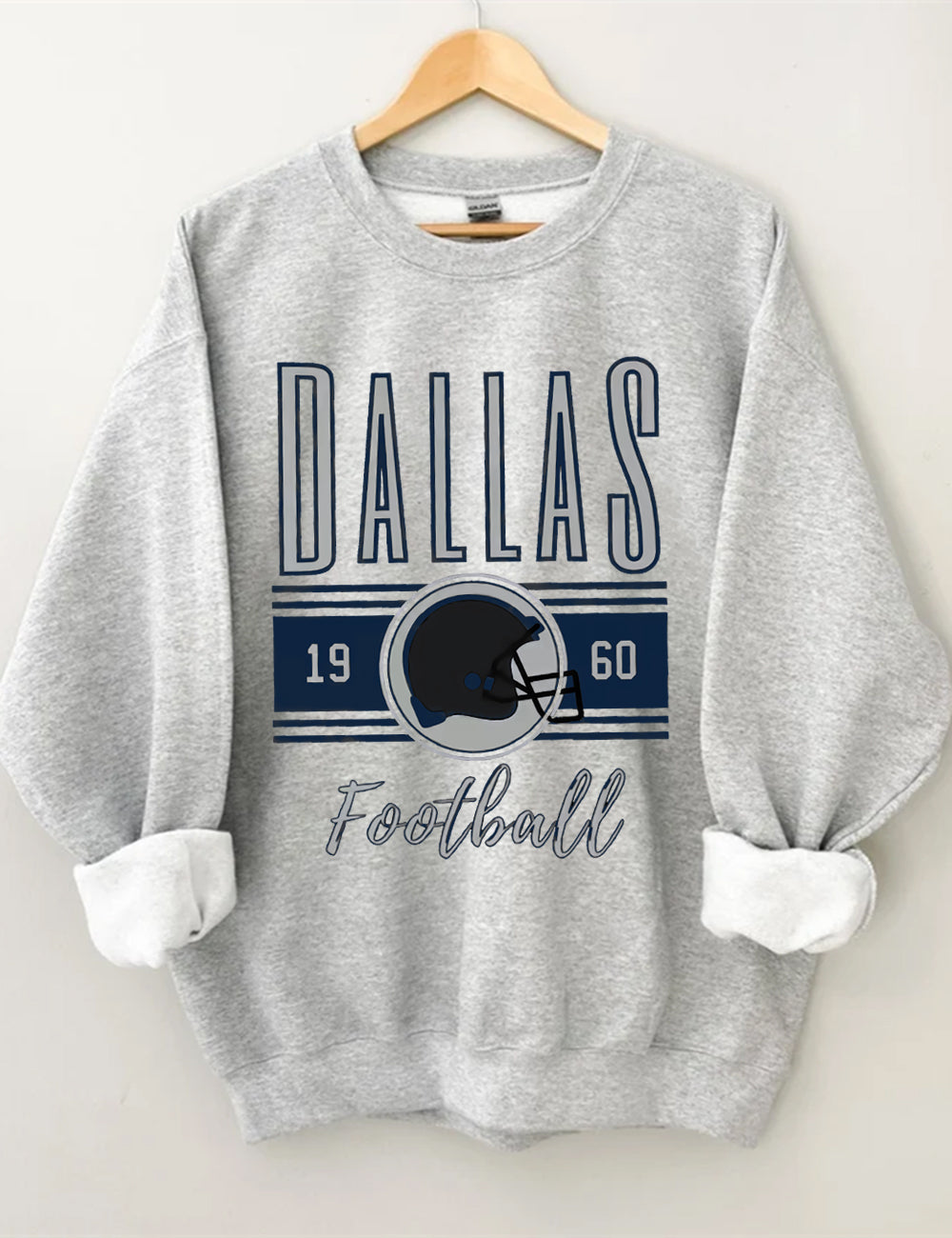 Dallas Football Retro Football Sweatshirt