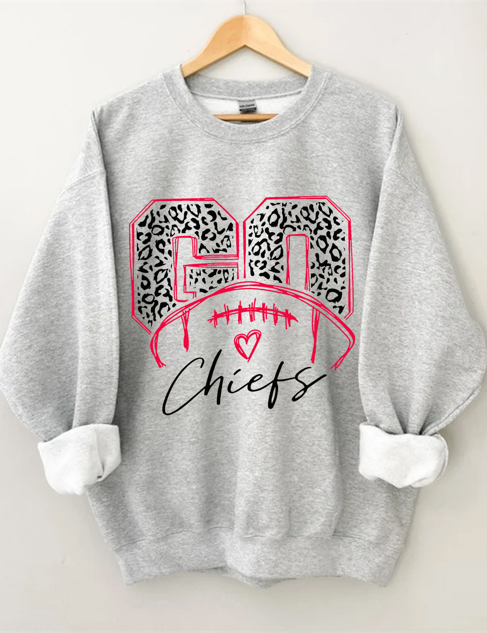 Go Chiefs Football Sweatshirt
