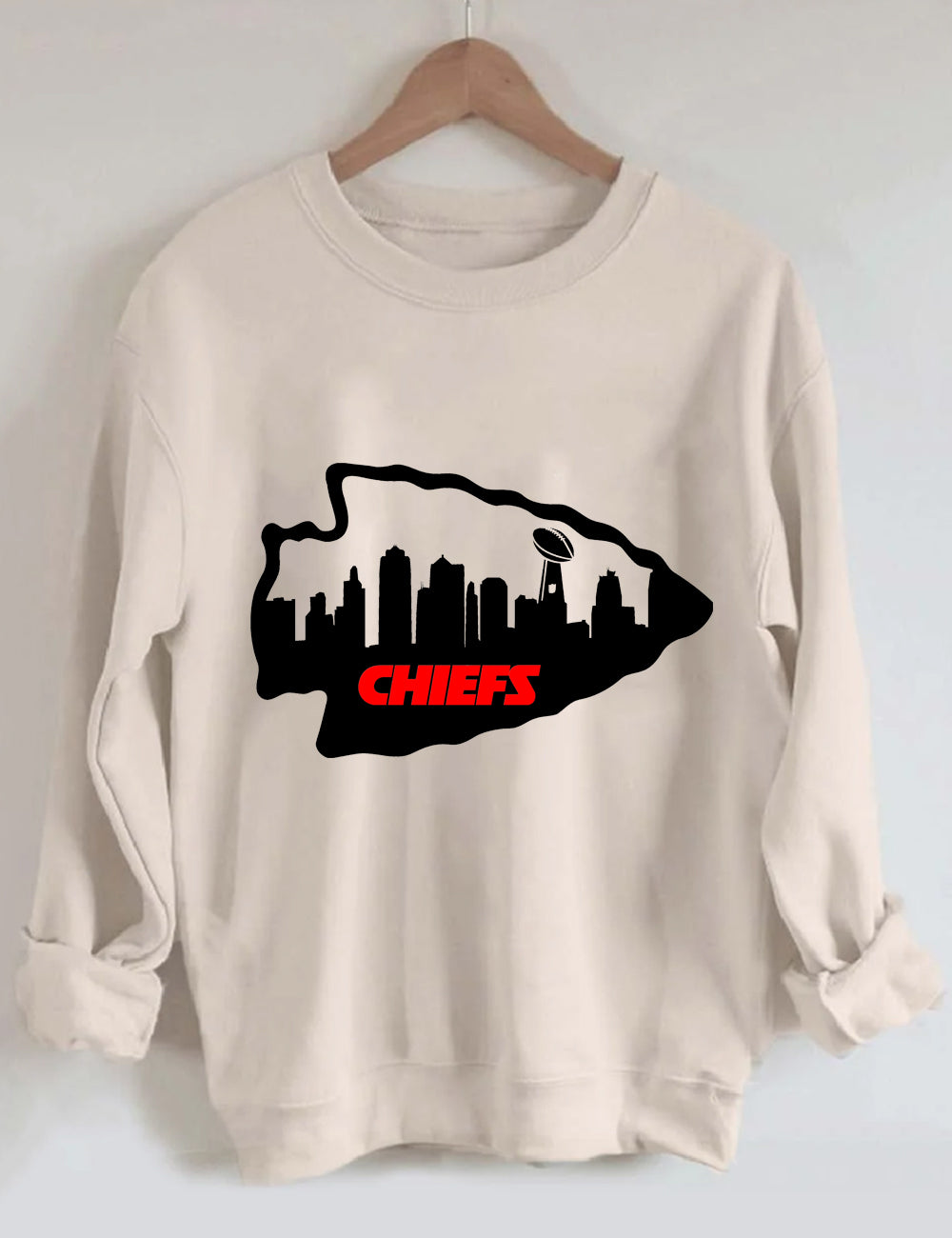 Kansas City Chiefs Sweatshirt Chiefs Arrowhead Sweatshirt 