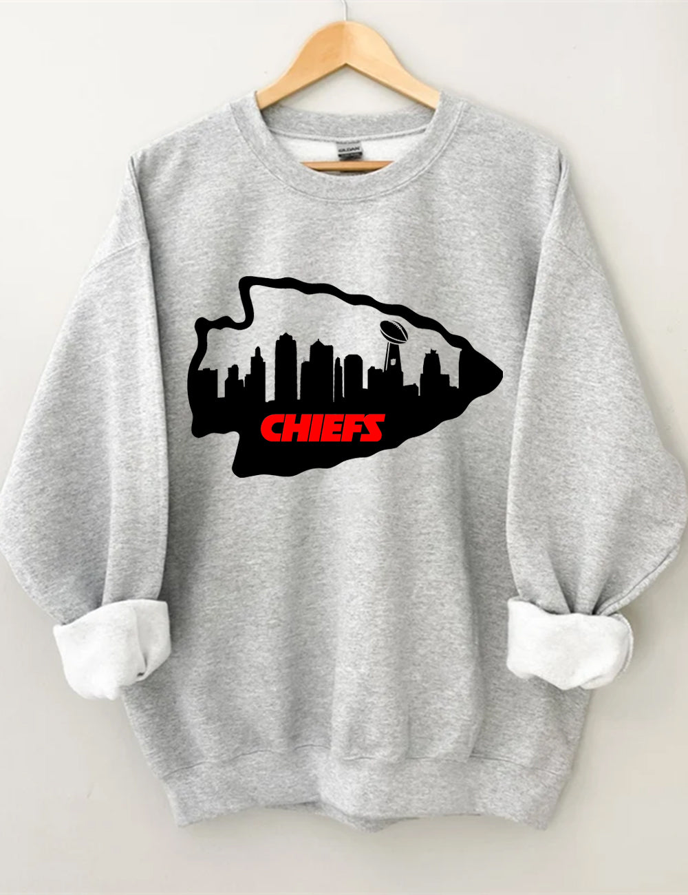 Kansas City Chiefs Arrowhead Football Sweatshirt