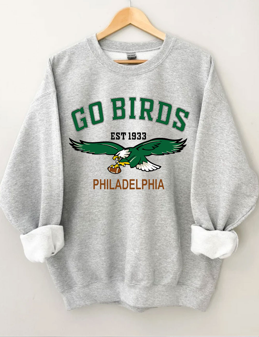 Go Birds Philadelphia Eagle Football Sweatshirt