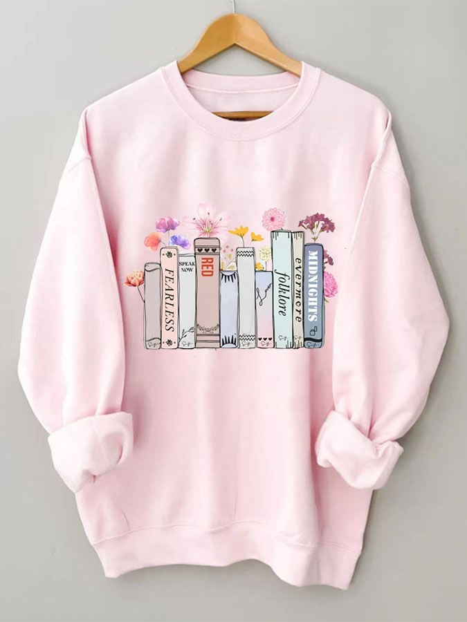 Reading Taylor's Albums As Books Sweatshirt