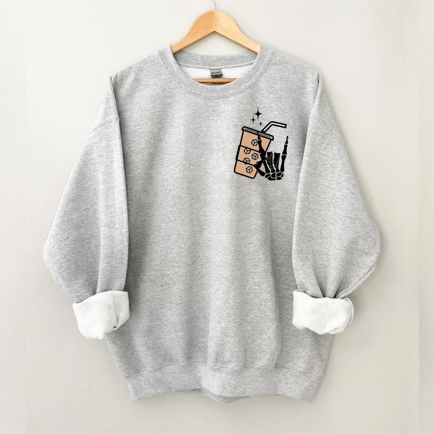 Fueled By Energy Drinks and Anxiety Sweatshirt-Shehaha