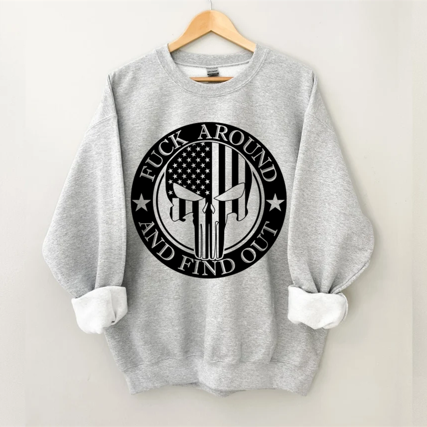 Protected by Fuck Around and Find Out Surveillance Sweatshirt