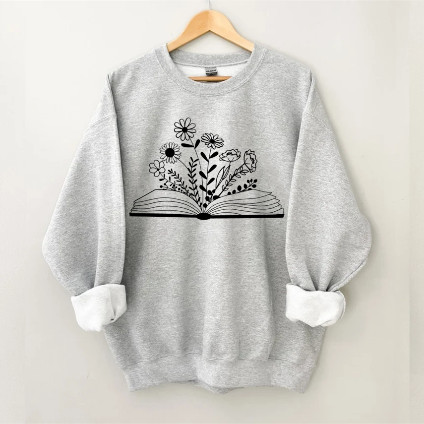 Flower Book Sweatshirt
