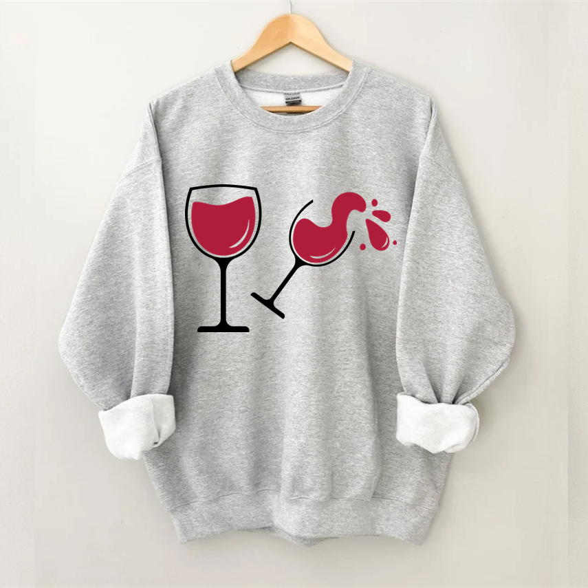 Wine Glass Sweatshirt