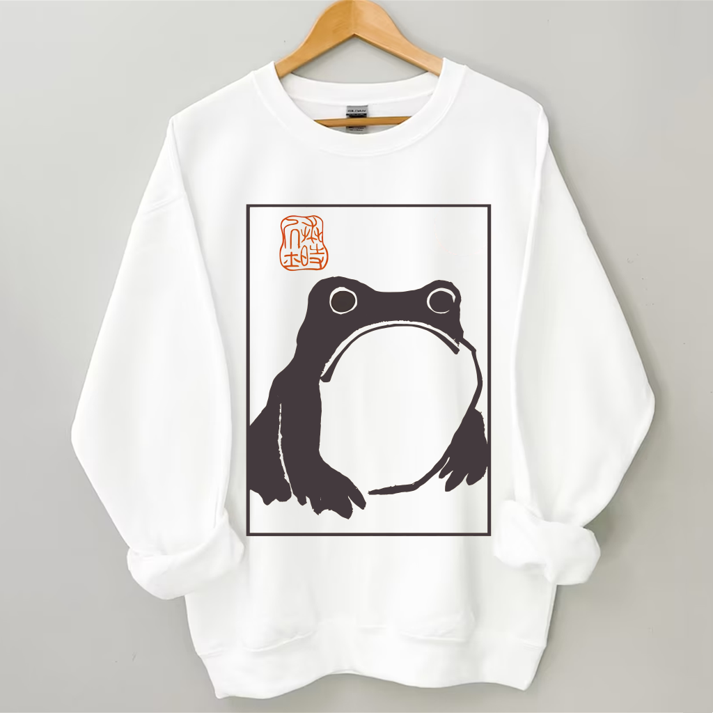 Unimpressed Frog Sweatshirt