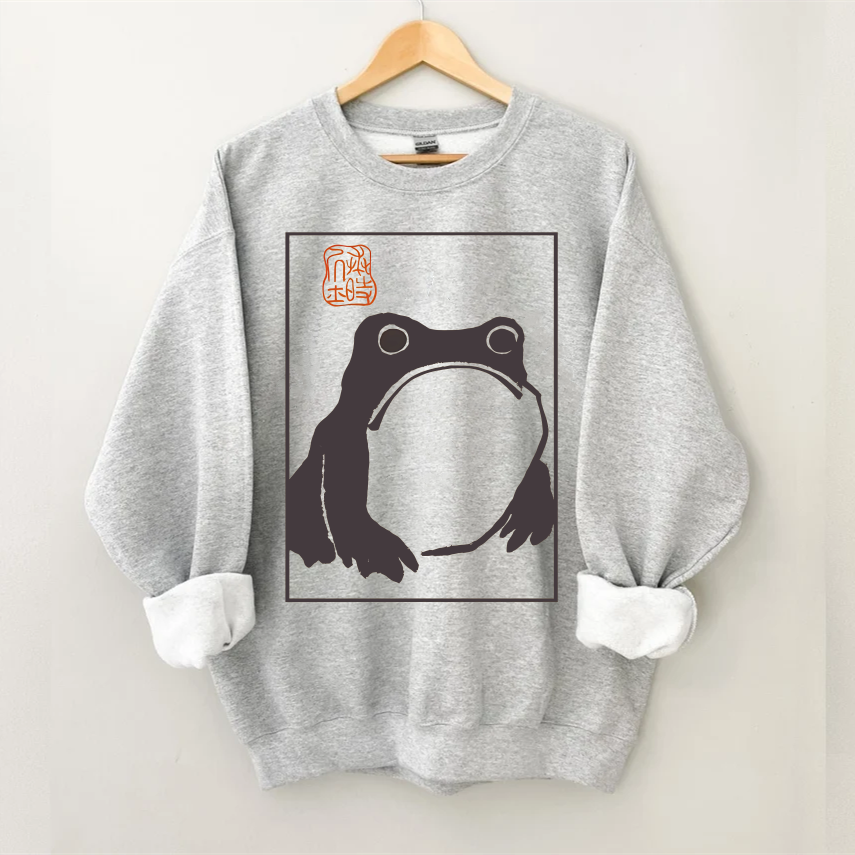 Unimpressed Frog Sweatshirt