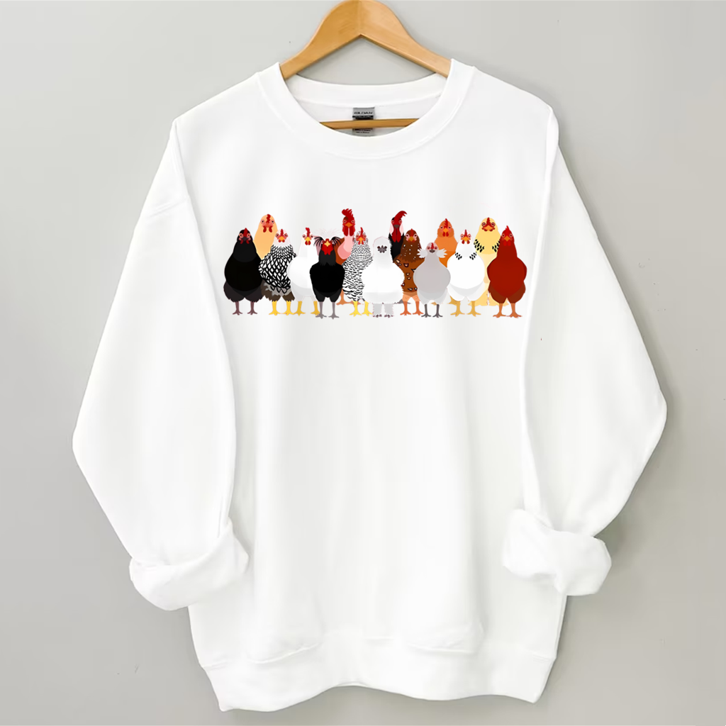 Funny Chickens Sweatshirt