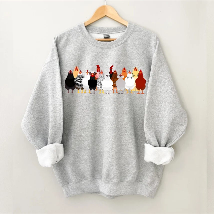 Funny Chickens Sweatshirt