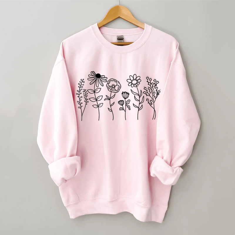 Wildflowers Botanical Sweatshirt