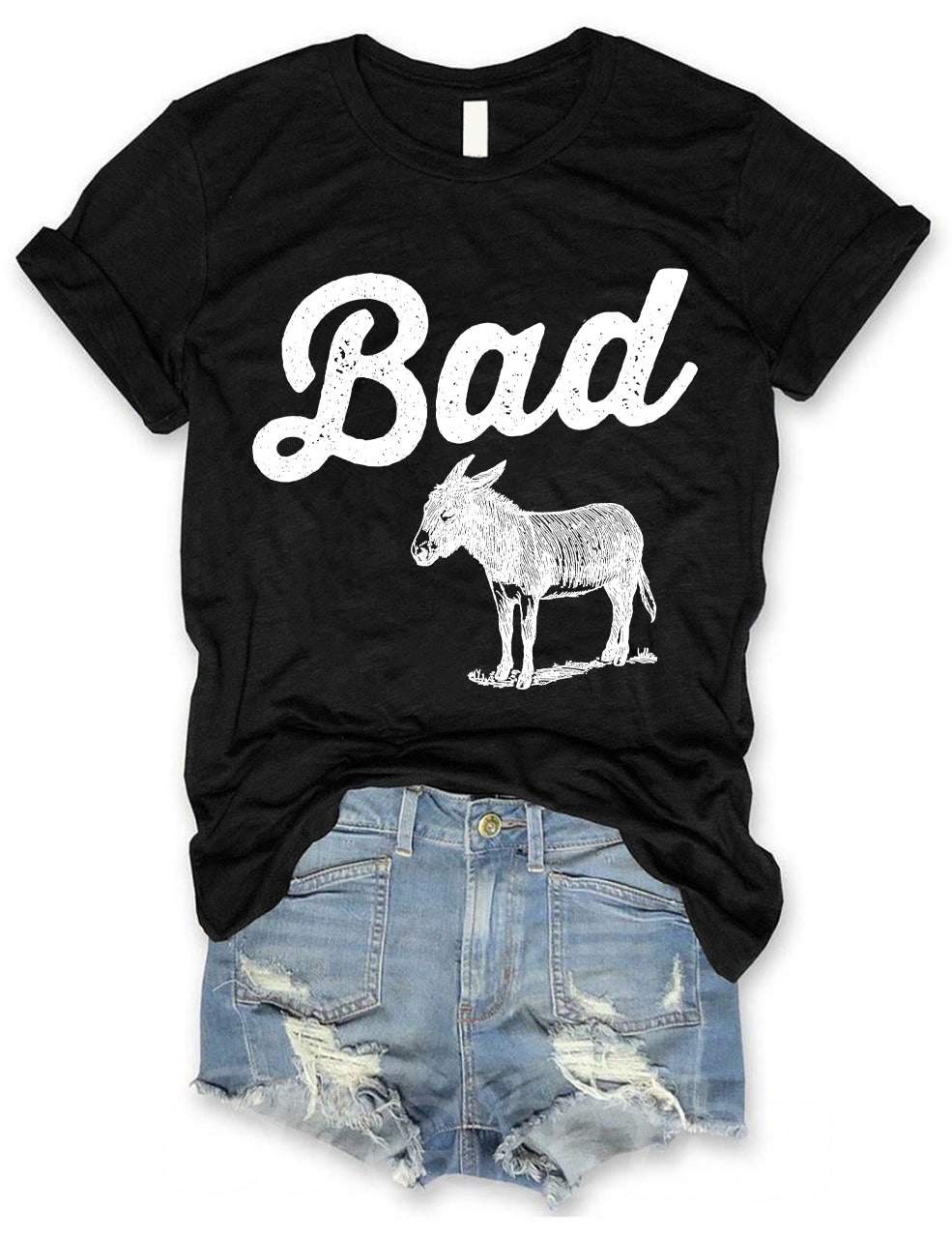 Funny Bad Ass Donkey T-shirt