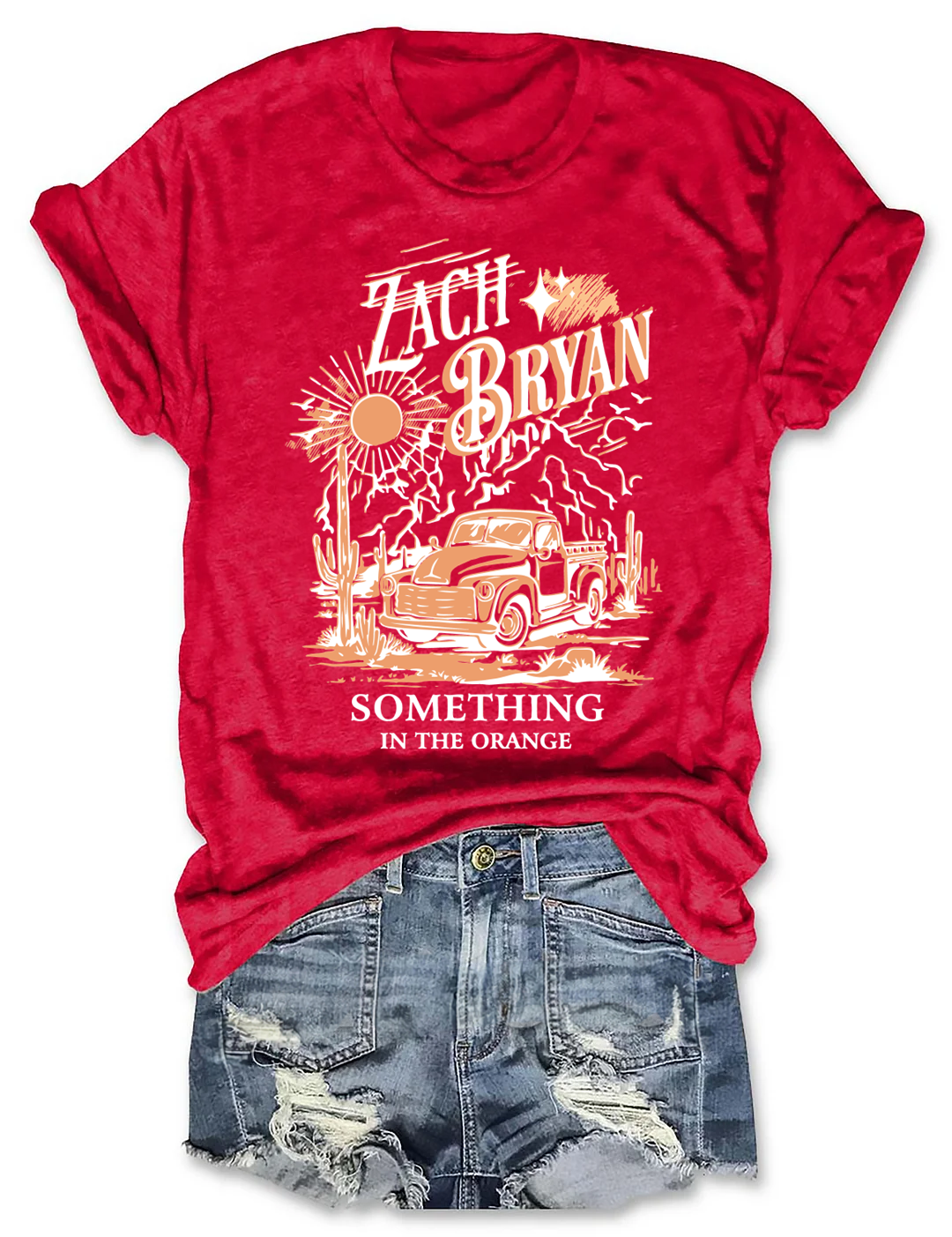 Something In The Orange T-Shirt