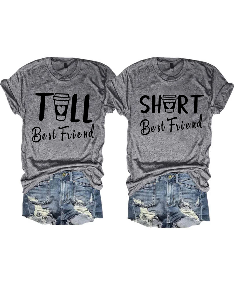Tall and Short Best Friends T-Shirt