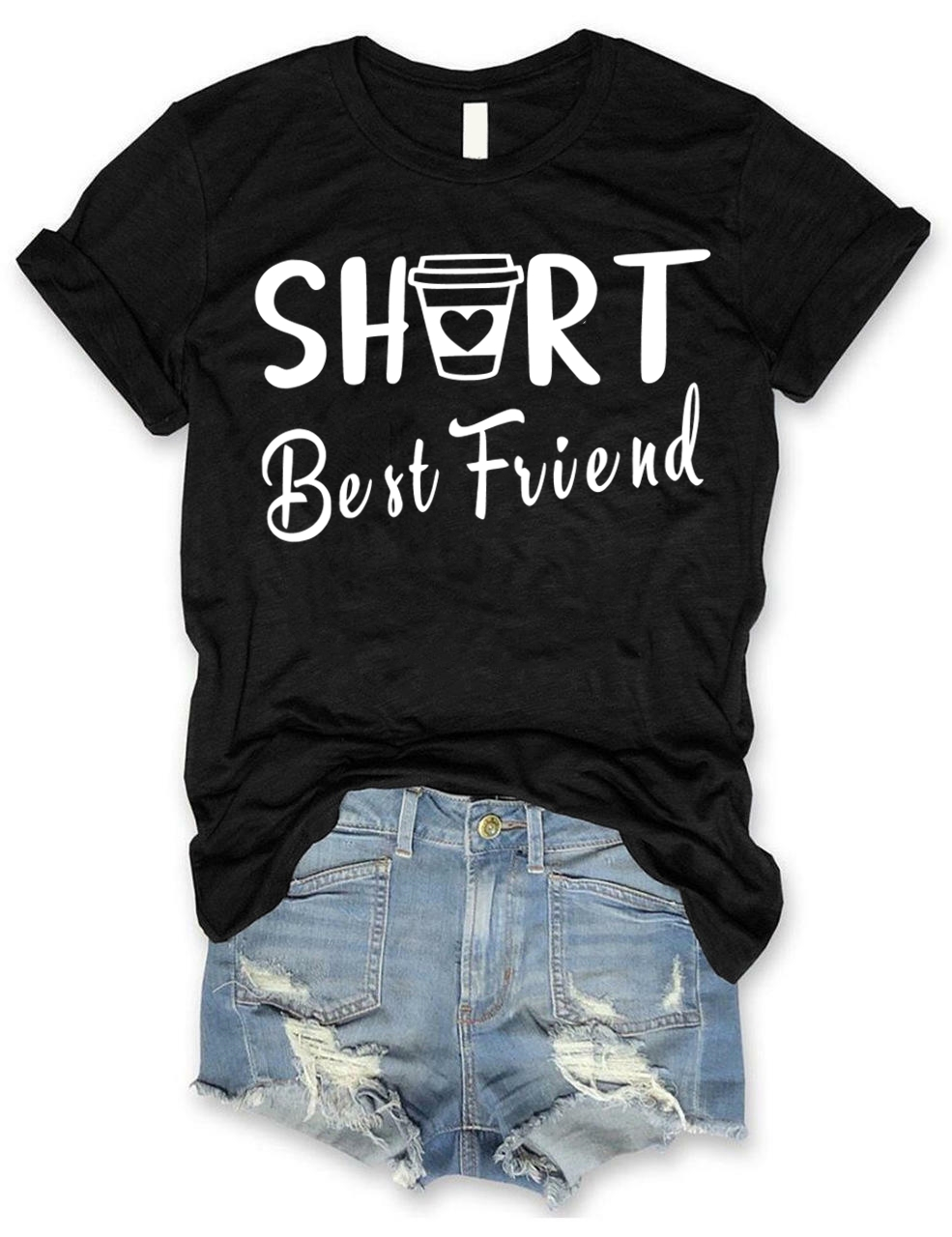 Tall and Short Best Friends T-Shirt