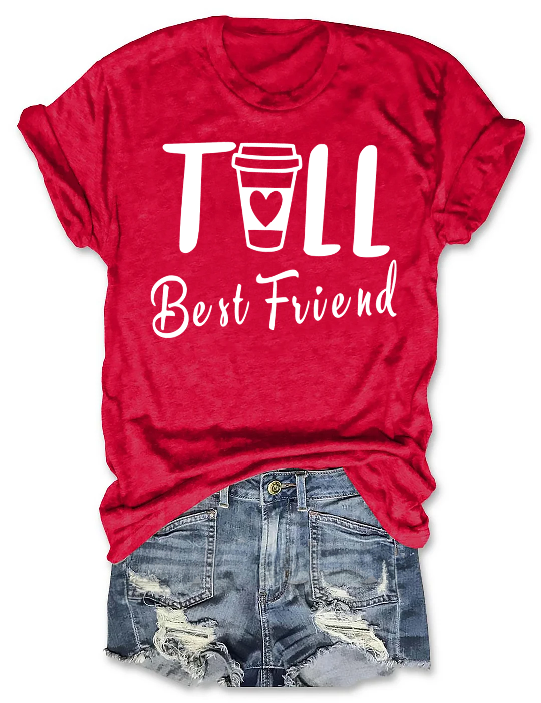 Tall and Short Best Friends T-Shirt